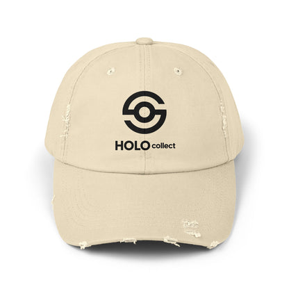 HOLOcollect Unisex Distressed Cap
