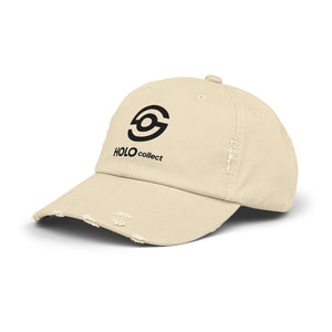 HOLOcollect Unisex Distressed Cap