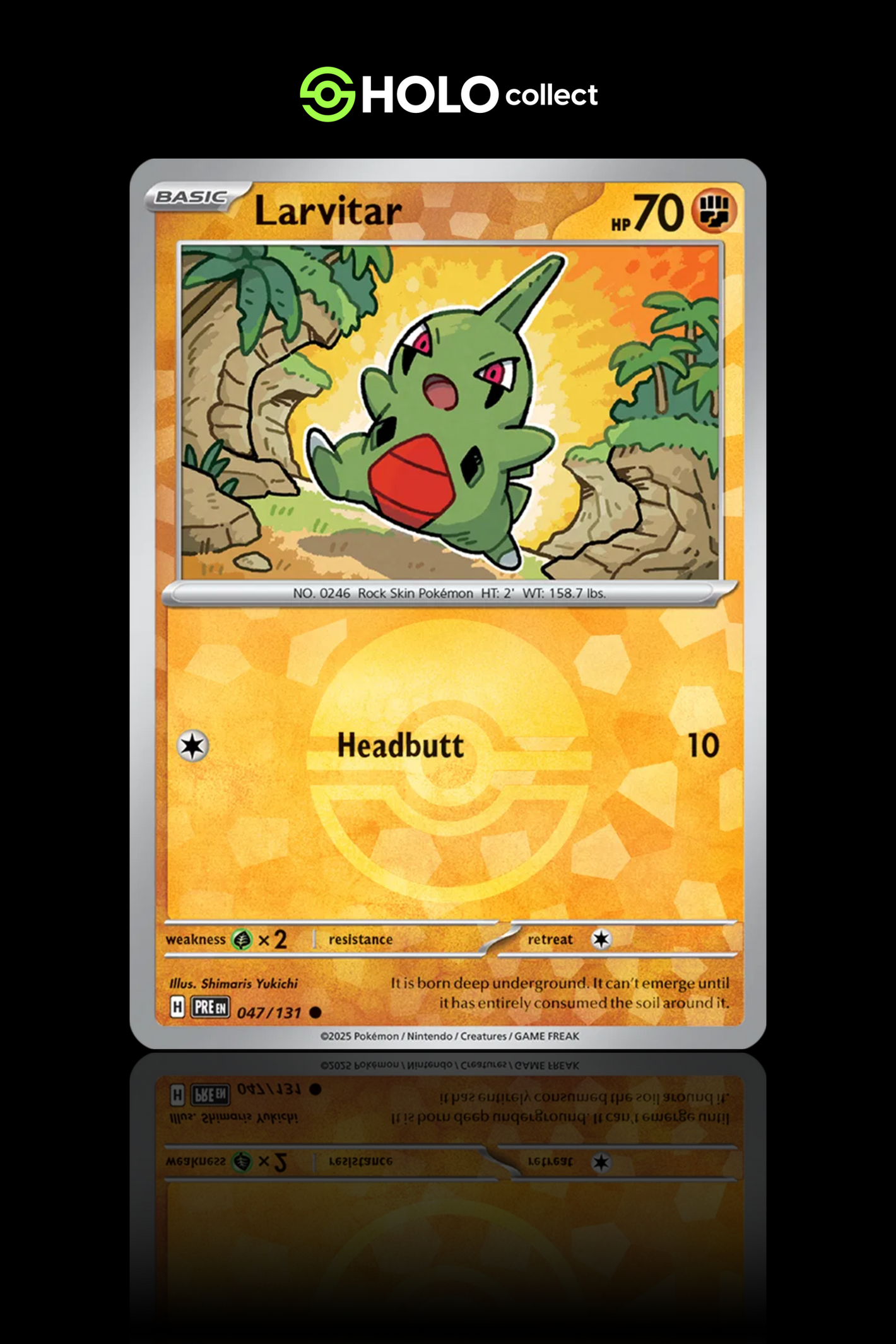 Larvitar [English – Prismatic Evolutions]