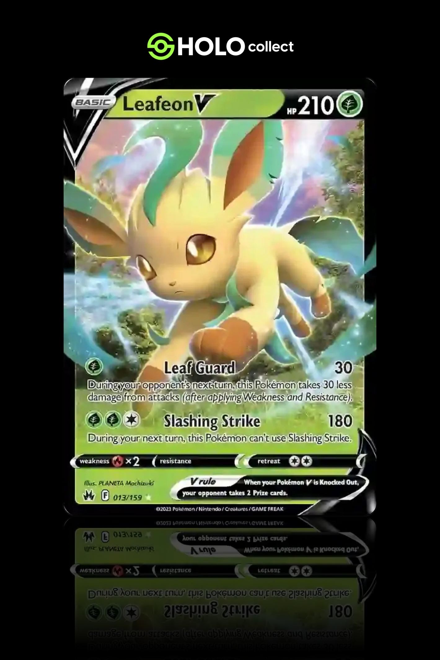 Leafeon V [English – Crown Zenith]
