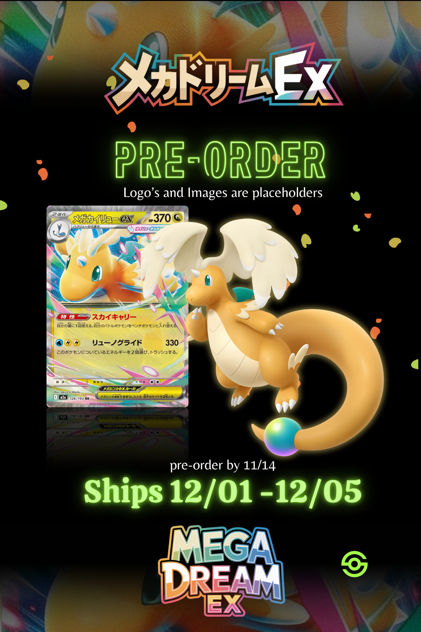 [PRE-ORDER] Mega Dream ex - Japanese Booster Box (High Class Pack 2025)