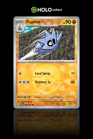 Pupitar [English – Paldean Fates (Poké Ball Stamp)]